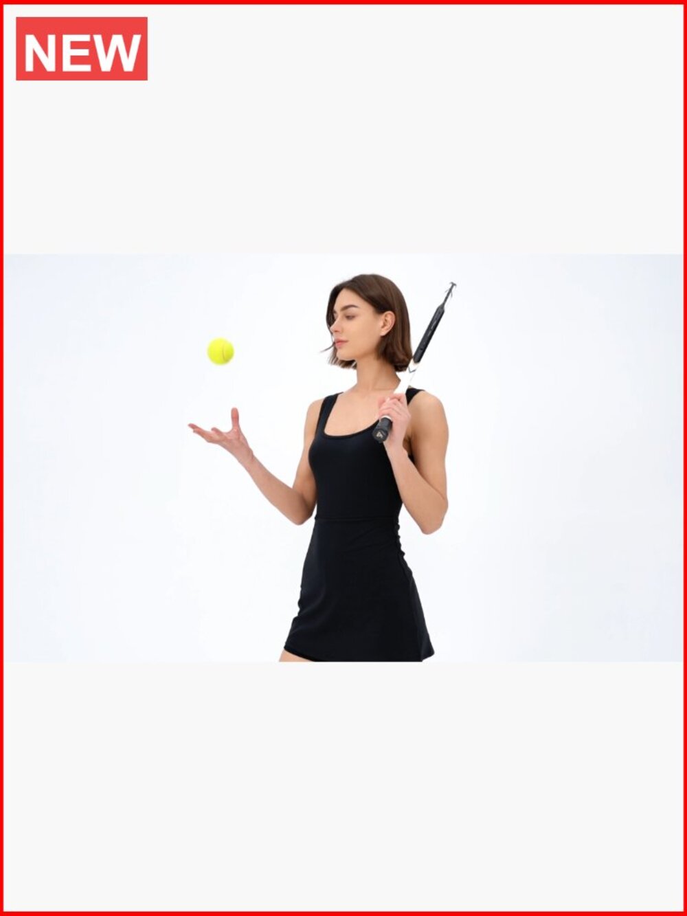 Women's Athletic Dress with Built-in Shorts and Pockets Tennis Golf Workout - Picture 7 of 7